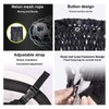 Stroller Mesh Bag Top Button Large Capacity Strap Adjustable Strong