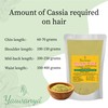 Yauvanya 100% Pure Cassia (Neutral Henna) Powder - 3 x
