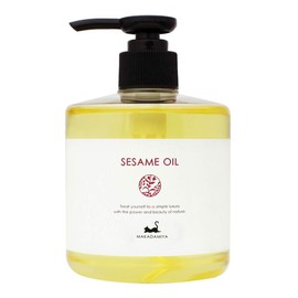 Macadamiya Sesame Oil, 10.1 fl oz (300 ml), Massage Oil (Scalp Care/Body Care)