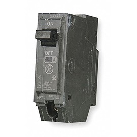 GE Plug in Circuit Breaker, THQL, Number of Poles 1, 30 Amps, 120/240VAC, Standard