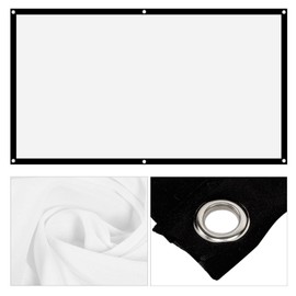 NO Screen Light, to Camp Outdoors, 16: 9 Thicken The Polyester Projection Screen for OpenAir Cinema (40 inches) (60 Inch) (72 Inch) (84 Inch)