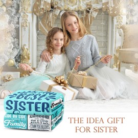 Sisters Gifts from Sister, Sister Birthday Gifts, Big Sister Gifts for Girls, Gifts for Sister from Sisters Adult, Birthday Gifts for Sister, Sister Christmas Birthday Gifts, Sister Blanket 50"X60"