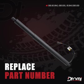 Dtomi Rear tailgate Power Lift Support Liftgate, Trunk Lift Shock Strut Compatible With Hyundai Vehicle Palisade 2020-2022 Replace# 81841-S8100 (Right)