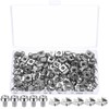 110 Pcs/55 Set Rack Mount Cage Nuts and Rack Screws
