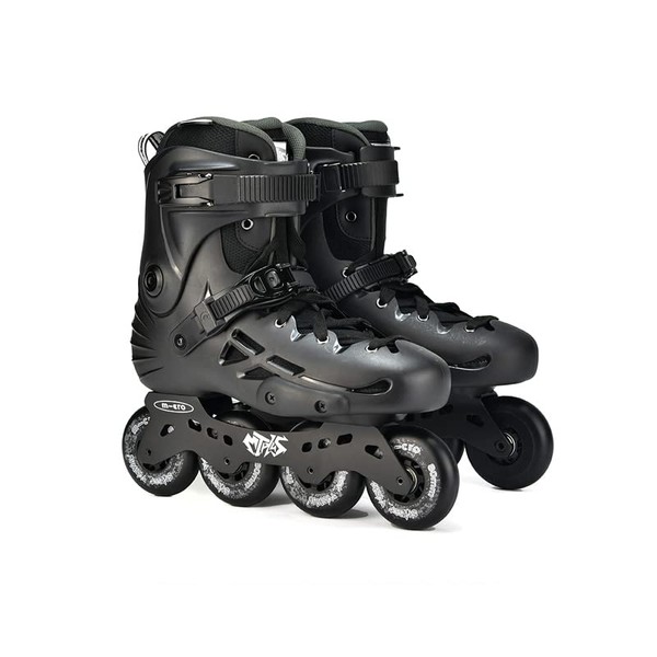 Micro Inline (Genuine) MICRO MT PLUS Inline Skates ADULT Adult Beginners Roller Skates Inline Roller Blades Adjustable Size Micro Scooter MT-Plus (1.4 inches (37 (235 mm)