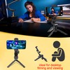 Zeadio Mini Smartphone Tripod Grip, Desktop Tabletop Stabilizer Tripod with