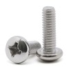 MewuDecor #4-40 x 3/8" Pan Head Machine Screws, Fully Threaded,