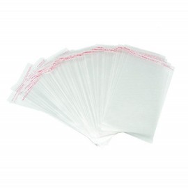 Borningfire 200 Pcs 5x6 Clear Resealable Cello/Cellophane Bags Self Adhesive Sealing, Good for Bakery Candle Soap Cookie Prints Card
