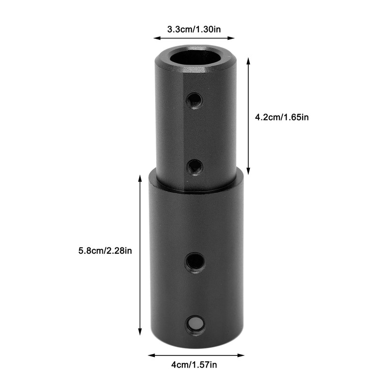 Handlebar Extension Pipe Aluminium Alloy Heightening Pole Riser for M365