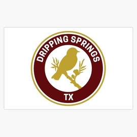 Vintage Dripping Springs Texas Bumper Sticker Vinyl Decal 5"