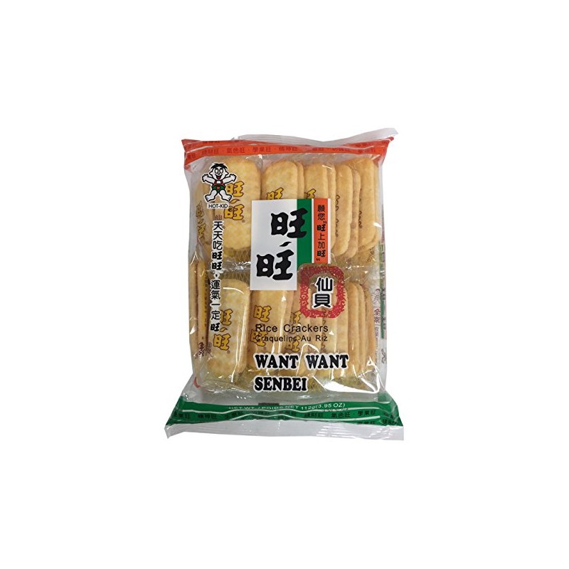 Want Want Senbei Rice Crackers (Original, 1 Pack)