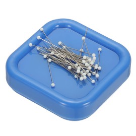 PATIKIL Magnetic Pin Holder, Magnetic Pin Cushion Paper Clip Holder for Sewing Quilting Hair Clips, Blue