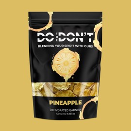 Do the Don't - Premium Dehydrated Pineapple Slices - Ideal Cocktail Garnish, Adds Zing & Impresses Guests, Perfect for Mixology, 50gr