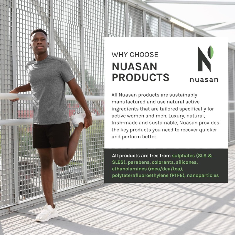 Nuasan Active Body Moisturiser - Hydrating Cream with Magnesium and