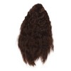 Women Long Brown Wavy Wig Heat Resistant Soft Fluffy Brown