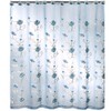 Popular Bath Dublin Rose, SHOWER CURTAIN, Blue