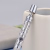 Asvine V169 Medium Nib Fountain Pen Waterdrop Skeleton Transparent Clear