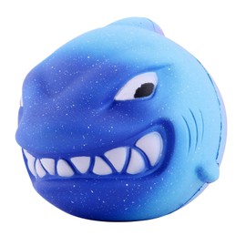 Anboor Squishies Shark Galaxy Jumbo Anti-Stress Squishies Squeeze Toy Speelgoed Haai Slow Rising Toy Cute Animals Slow Rising for Children Adults Easter Decoration (12 x 14 x 13 cm, 1 Piece)