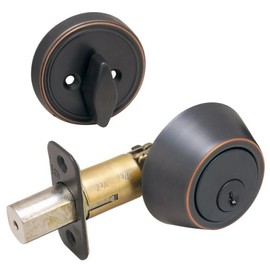 Hardware House 424630 Deadbolt Single CylinderBronze
