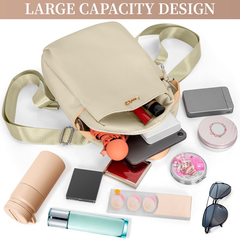 LASUK Mini Backpack, Small Lightweight Travel Backpack Purse, Waterproof Daily