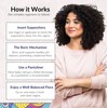Flower Power Boric Acid Suppositories for Women - 30 Capsules
