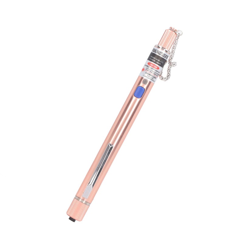 Fiber Visual Fault Tester 5KM Distance Non Contact Rechargeable Aluminum