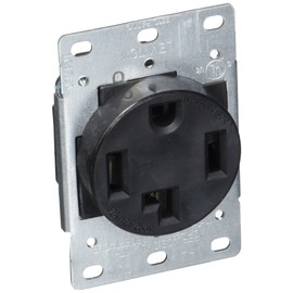 Leviton 4-Wire, 30-Amp, 250V Flush Mount Dryer Receptacle, 278-S00