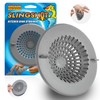Slingshot Kitchen Sink Drain Strainer Cover Basket, Food Catcher and