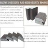 4 Pack 180 Grit Single Angle Sponge Sanding Block, Washable