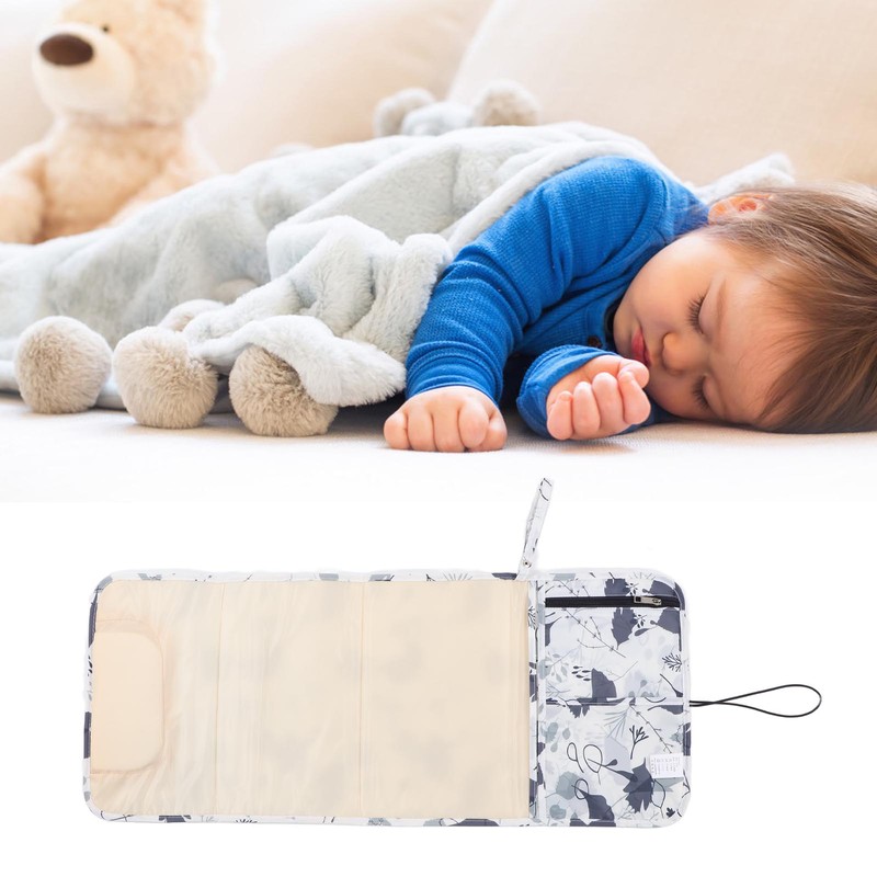 Portable Diaper Changing Pad Nylon Comfortable Multifunctional Waterproof Baby Changing