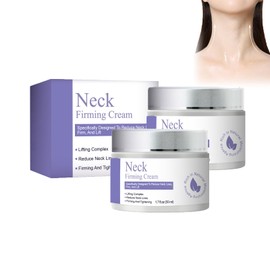 Hppsctink 2 x Neck Cream, Firming Cream for the Neck, Moisturising Neck Cream, Moisturising Treatment to Reduce Wrinkles, 2 x 50 g, Neck Cream