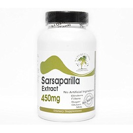 Naturetition Supplements Sarsaparilla Root 450mg ~ 100 Capsules - No Additives