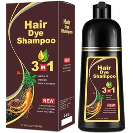 Champú Instant Hair Color para Cabello,hair dye shampoo, Champú Tinte Instantáneo 3 En 1 Fórmula Suave Que contiene Ingredientes Naturales,shampoo tin