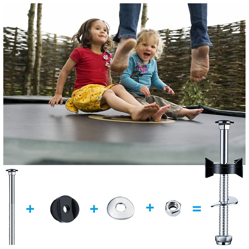 GIAK Trampoline Accessories Trampoline Replacement Parts Trampoline Screw 10 Pieces