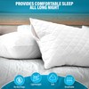 MH Traders Quilted Waterproof Pillow Protectors Pack of 2, Pillowcase