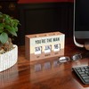 Pavilion - You're The Man - Perpetual Wooden Desk Calendar