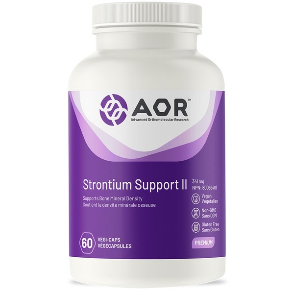 AOR Strontium Support II, 341mg, 120 Vegi-Capsules