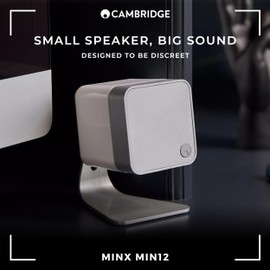 Cambridge Audio Minx MIN 12 - Single Satellite Speaker with Advanced BMR Drivers (White)