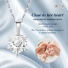 KRKC&CO Moissanite Necklace for Women, 14K/White Gold Diamond Pendant 0.5-4CT,