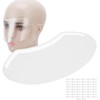 Protector de Ojos Desechable de Plástico, 50Pcs Viseras Faciales Desechables,