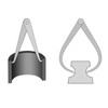 HARFINGTON Firm Joint Inside Outside Caliper Set 600mm 24 Inch