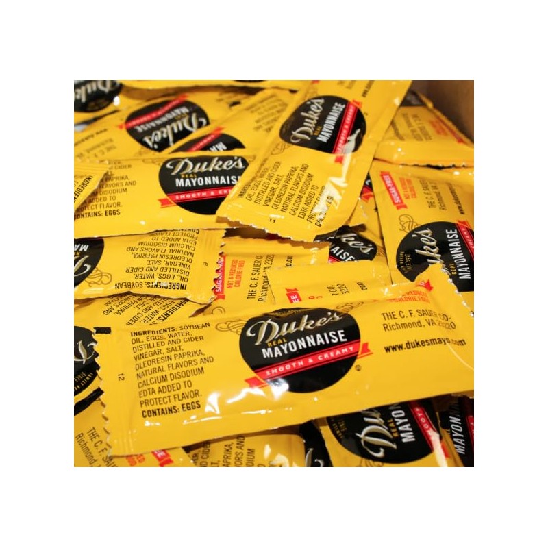 Sugar Free Mayonnaise Packets - Dukes Smooth & Creamy (50