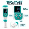 7-in-1 Digital Pool Water Tester – Professional pH, Chlorine, ORP,