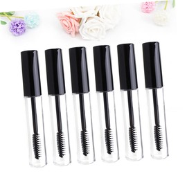 Ipetboom Ml Empty Mascara Tube Set for Diy Pack Eyelash Brush Tube Sleek Black Lid