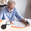 SGERUFZ 1 x Mini Magnifying Glass 10x Pocket Magnifier Foldable