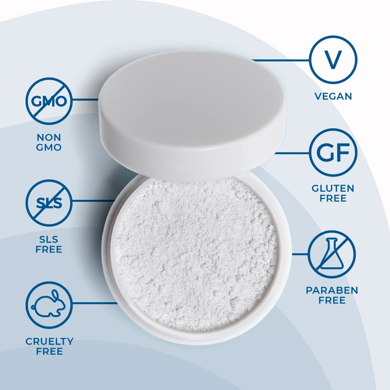 White Birch Activated White Charcoal Powder - Professional Teeth Whitening