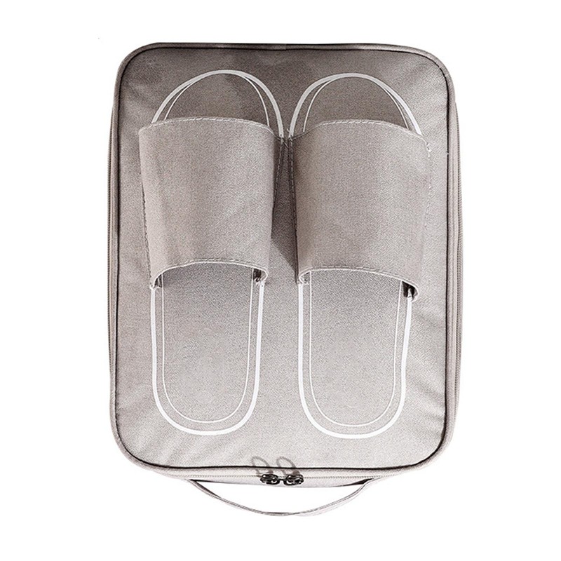 Travel Shoe Storage Bag Dustproof Portable Handle Multiple Pockets Space