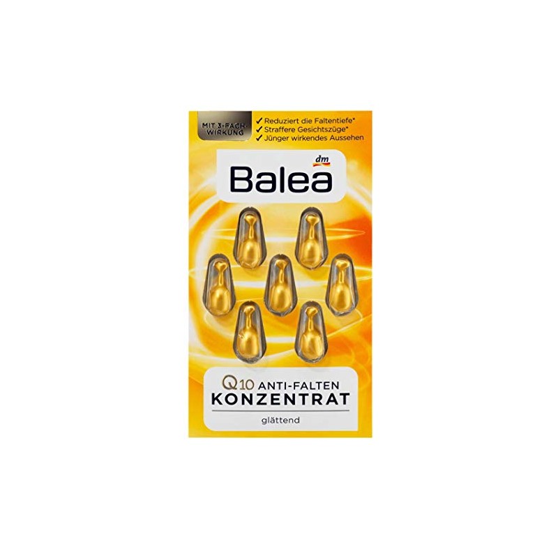 Balea Q10 Anti-Wrinkle Concentrate, 7 pcs