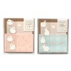 Mini Letters Set Fluffy Animals with Stickers [Shimaenaga Pattern A]