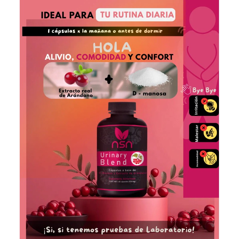 Urinary Blend Extracto Arandano Manosa Días